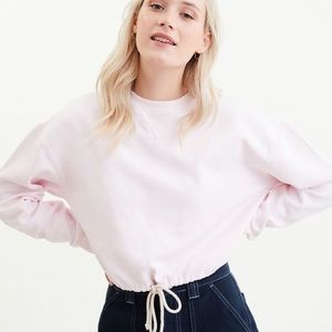 Light pink PacSun cropped crew neck
